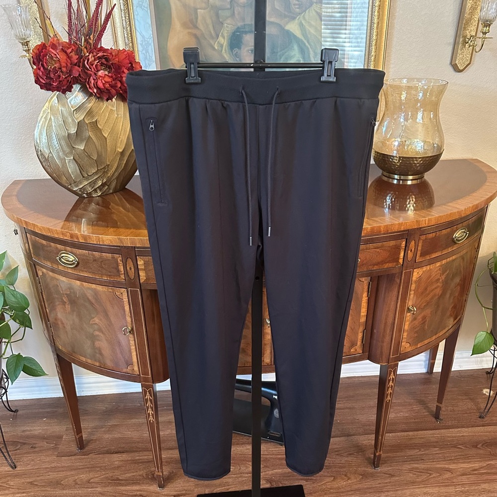 Theory Regular Fit Stretch Straight Leg Track Pants